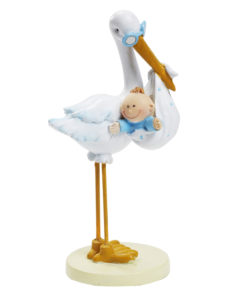 Cegonha com Bébé Menino