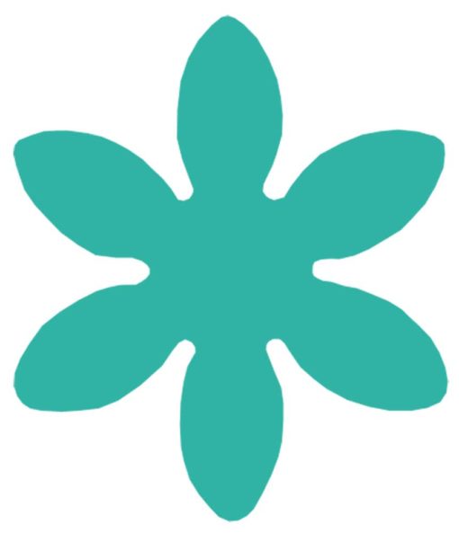 Corta Motivos Flor 6 Pétalas