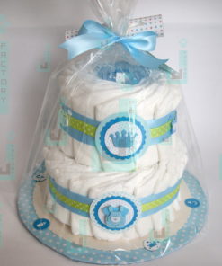 Bolo de Fraldas para Menino